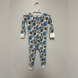 12-18m football bamboo zippy